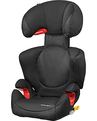 Bébé Confort Seggiolino Auto Rodi Xp Fix Gruppo 2/3, Night Black - Da 3,5 a 12 anni, Massima Protezione Seggiolini Auto Gruppo 2/3