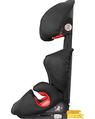 Bébé Confort Seggiolino Auto Rodi Xp Fix Gruppo 2/3, Night Black - Da 3,5 a 12 anni, Massima Protezione Seggiolini Auto Gruppo 2/3