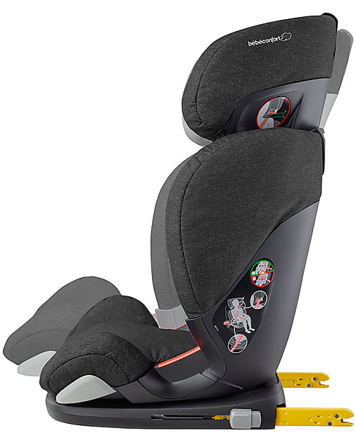 Bébé Confort Seggiolino Auto RodiFix Airprotect Gruppo 2/3, Nomad Black - Da 3,5 a 12 anni, Side Protection System Seggiolini Auto Gruppo 2/3