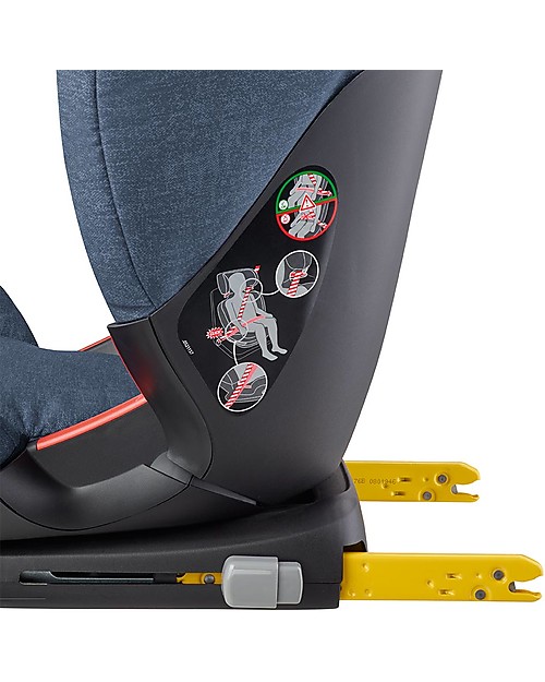 Bébé Confort Seggiolino Auto RodiFix Airprotect Gruppo 2/3, Nomad Blue - Da 3,5 a 12 anni, Side Protection System Seggiolini Auto Gruppo 2/3