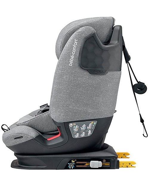 Bébé Confort Seggiolino Auto Titan Pro Isofix Gruppo 1/2/3, Nomad Grey - Da 9 mesi a 12 anni Seggiolini Auto Gruppo 2/3