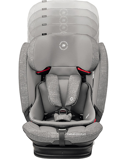 Bébé Confort Seggiolino Auto Titan Pro Isofix Gruppo 1/2/3, Nomad Grey - Da 9 mesi a 12 anni Seggiolini Auto Gruppo 2/3