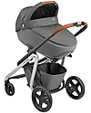 Bébé Confort Trio BBC: Passeggino Lila + Navicella Jade + Ovetto Cabriofix, Sparkling Grey Passeggini Trio e Duo