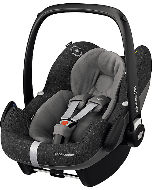 Bébé Confort Trio Moderno: Passeggino Nova + Navicella Jade + Seggiolino Auto Pebble Pro, Sparkling Grey Passeggini Trio e Duo
