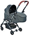 Bébé Confort Trio Urbano: Passeggino Laika2 + Navicella Laika + Ovetto Cabriofix, Sparkling Grey Passeggini Trio e Duo