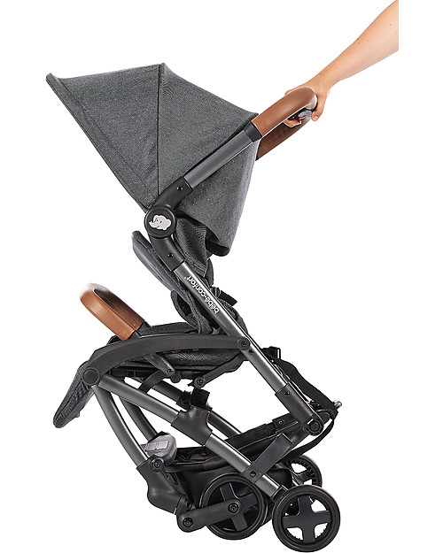 Bébé Confort Trio Urbano: Passeggino Laika2 + Navicella Laika + Ovetto Cabriofix, Sparkling Grey Passeggini Trio e Duo
