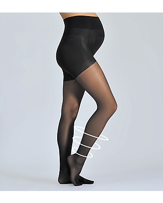 Cache Coeur Activ’Light, Collant Premaman a Compressione, 30 Denari, Nero - Gambe leggere tutto il giorno! Calze