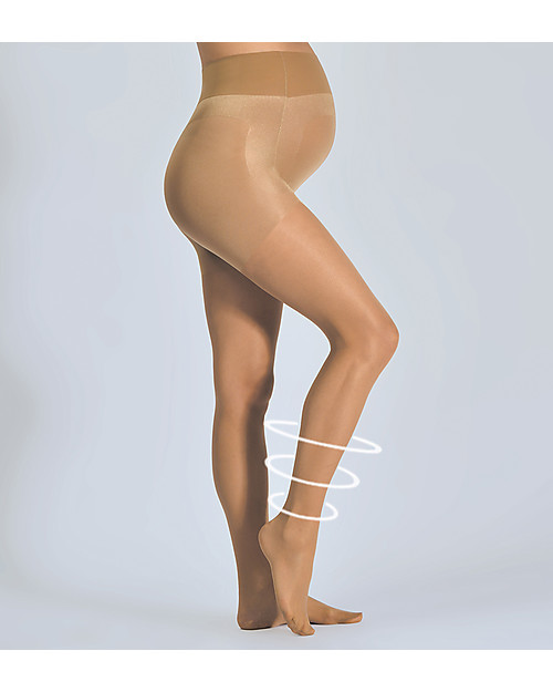 Cache Coeur Activ’Light, Collant Premaman a Compressione, 30 Denari, Nude - Gambe leggere tutto il giorno! Calze