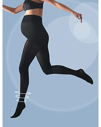 Cache Coeur Activ’Soft, Collant Premaman a Compressione, 70 Denari, Nero - Gambe leggere tutto il giorno! Calze