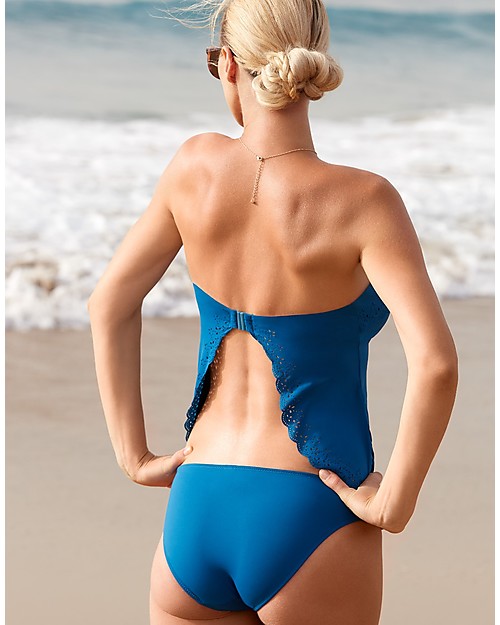 Cache Coeur Bloom, Costume da Bagno Tankini Premaman - Blu Costumi Due Pezzi