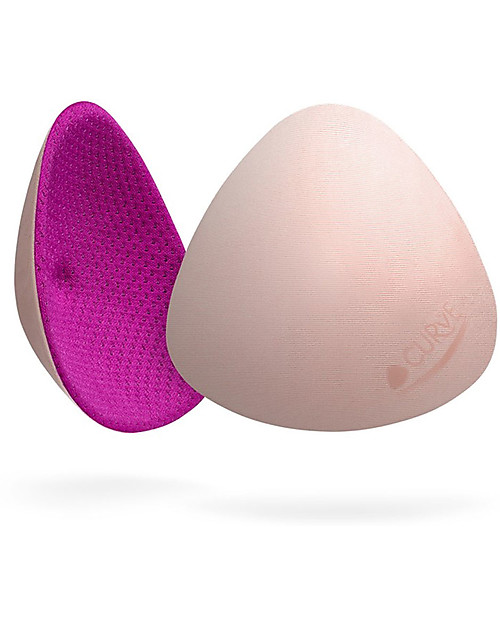 Cache Coeur Coppette Assorbilatte Lavabili Curve Essential Day, 1 Paio Flusso 60 ml - Brevettate e certificate Oeko-tex! Coppette Assorbilatte