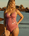 Cache Coeur Costume Intero Premaman Manitoba con Coppe - Rosa Antico Costumi Interi
