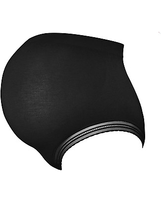 Cache Coeur Culotte Premaman a Vita Alta Milk - Nero - Senza Cuciture! Slip