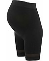 Cache Coeur Leggings Corti Sportivi Premaman Woma - Nero - Tessuto Riciclato! Pantaloni Corti