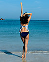 Cache Coeur Marina, Costume da Bagno Tankini Premaman - Righe bianche e blu Costumi Interi