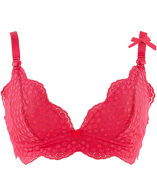 Cache Coeur Reggiseno a Triangolo Premaman e Allattamento Lollypop - Rosso - Elegante e Seducente Reggiseni da Allattamento