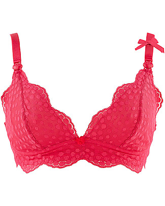Cache Coeur Reggiseno a Triangolo Premaman e Allattamento Lollypop - Rosso - Elegante e Seducente Reggiseni