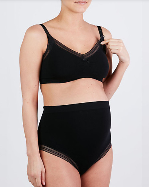 Cache Coeur Reggiseno Premaman e Allattamento Milk - Nero - Fibra di Bambù Reggiseni da Allattamento