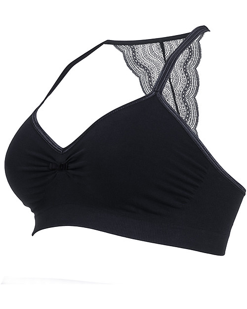 Cache Coeur Reggiseno Premaman e Allattamento Serenity, Nero - In fibra di bambù! Reggiseni da Allattamento