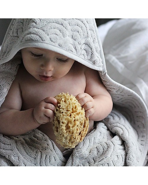 Asciugamano da bagno per bambini con cappuccio a forma di lupo, poncho in spugna con animali per bambini, fascia con cappuccio per neonati, accappatoi da piscina per bambini piccoli - Italia