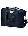 Camcam Copenhagen Borsa Cambio con Tracolla, Navy - Cotone Bio Impermeabilizzato Borse Cambio