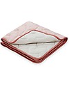 Camcam Copenhagen Copertina Trapuntata Baby, Sashiko Blush - 100x100 cm, Cotone Bio Swaddle di Mussola