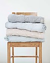Camcam Copenhagen Copertina Trapuntata Baby, Sashiko Blush - 100x100 cm, Cotone Bio Swaddle di Mussola