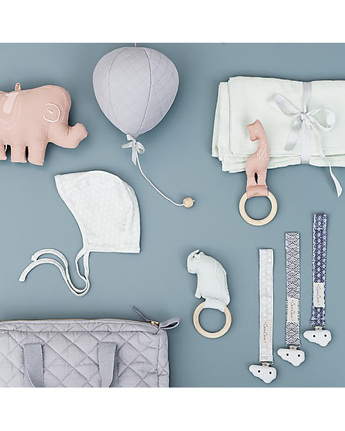 Camcam Copenhagen Giostrina Musicale Mongolfiera, Rosa - Suona Summertime Giostrine