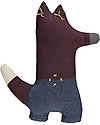 Camomile London Cuscino Mr. Fox, Vinaccia - 13 x 29 cm - Ottimo come idea regalo! Peluche