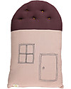 Camomile London Cuscino Small House, Rosa/Vinaccia, 24 x 38 cm - Ottimo come idea regalo! Cuscini Arredo