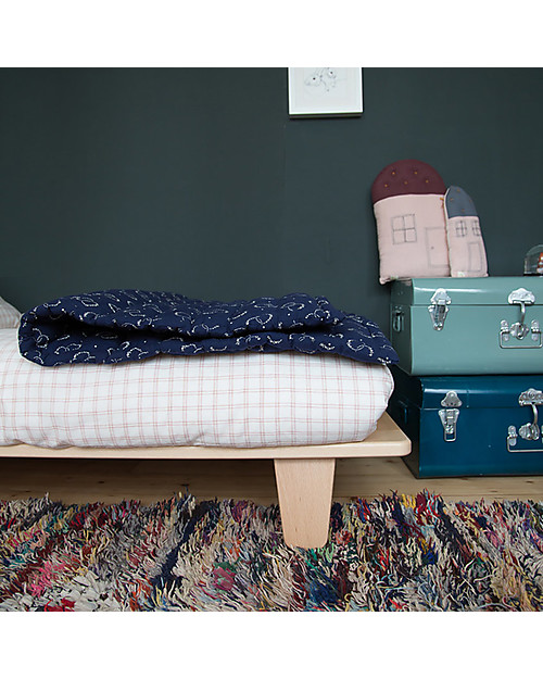 Camomile London Cuscino Small House, Rosa/Vinaccia, 24 x 38 cm - Ottimo come idea regalo! Cuscini Arredo