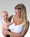 Carriwell Reggiseno Sostenitivo da Allattamento con GelWire®, Bianco Reggiseni da Allattamento