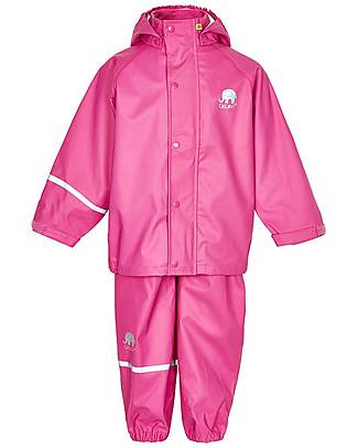 Celavi Completo Basic Antipioggia - Rosa - PU Riciclato unisex (bambini)