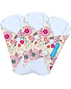 Charlie Banana Pacco da 3 Assorbenti Salvaslip Lavabili Donna, Peony Blossom Assorbenti