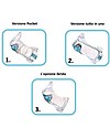 Charlie Banana Set di 3 Pannolini Lavabili Pocket All in One con 6 Inserti Deluxe in Microfibra, Toscana - Taglia Unica da 0 a 30 mesi Pannolini Lavabili