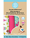 Charlie Banana Set di 3 Pannolini Lavabili Pocket All in One Organico con 6 Inserti in Canapa, Crush - Taglia Unica da 0 a 30 mesi - Tasca interna in cotone bio! Pannolini Lavabili