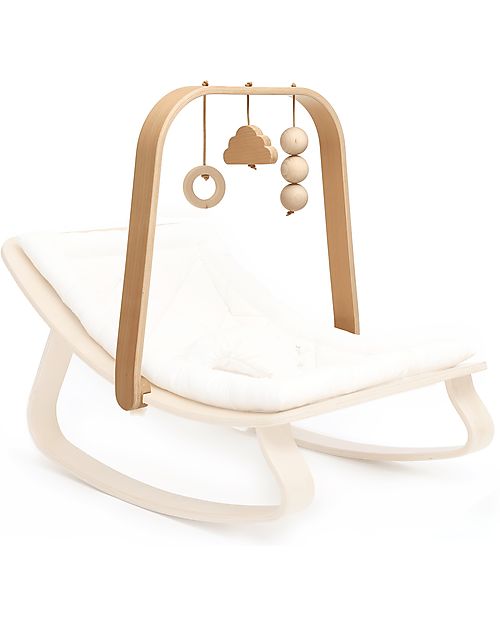 Charlie Crane Arco di Apprendimento per Sdraietta Levo - in Legno di Faggio - 3 Giochi! Giostrine