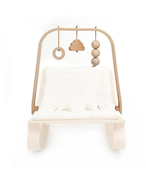 Charlie Crane Arco di Apprendimento per Sdraietta Levo - in Legno di Faggio - 3 Giochi! Giostrine