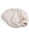 Charlie Crane Lenzuolo con Angoli 68x40, Latte - 100% mussola di cotone - Adatto a Culla KUMI Sdraiette_