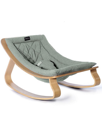 Charlie Crane Sdraietta LEVO in Legno di Faggio - Blu Aruba - Design Senza Tempo & Eco-Friendly! Sdraiette