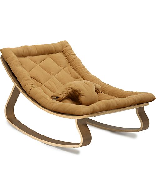 Charlie Crane Sdraietta Levo in Legno di Faggio - Camel - 100% Cotone Biologico! Sdraiette_