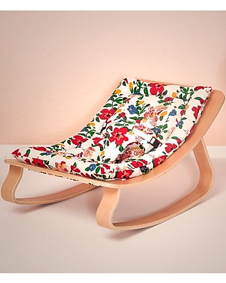 Charlie Crane Sdraietta Levo in Legno di Faggio - Ibisco - Design Senza Tempo & Eco-Friendly! Sdraiette