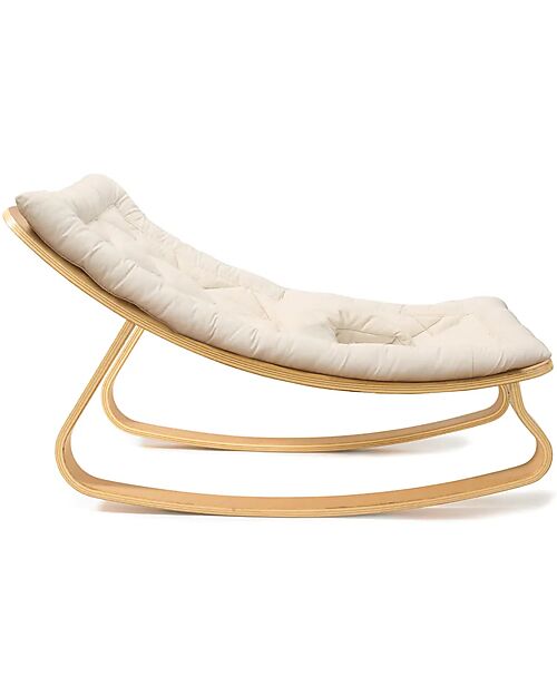 Charlie Crane Sdraietta Levo in Legno di Faggio - Organic Milk - 100% Cotone Biologico! Sdraiette_