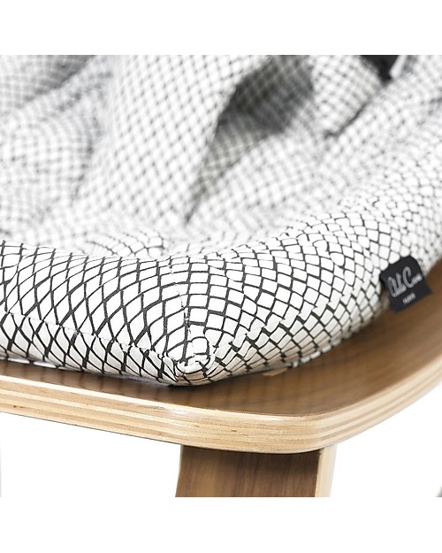 Charlie Crane Sdraietta LEVO in Legno di Noce - Rombi - Design Senza Tempo & Eco-Friendly! Sdraiette_