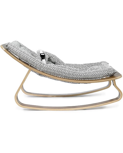 Charlie Crane Sdraietta LEVO in Legno di Noce - Rombi - Design Senza Tempo & Eco-Friendly! Sdraiette_