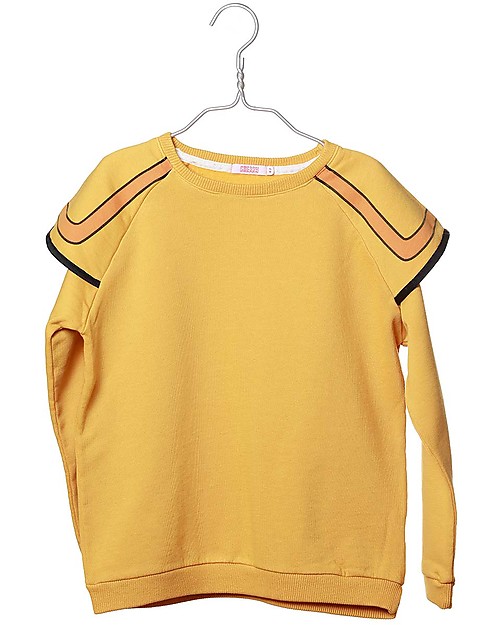 Cherry Papaya Felpa con Doppia Manica, Indiano - 100% cotone bio Felpe