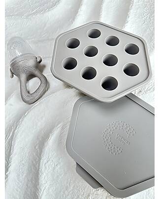 Chewies&more Alimentatore Anti-Soffocamento - Grigio Talpa Set Pappa