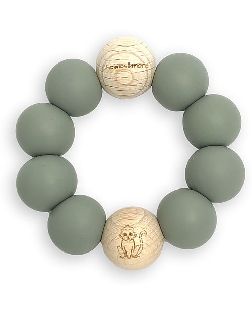 Chewies&more Massaggiagengive Animal - Scimmia - Dark Sage Massaggiagengive