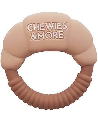 Chewies&more Massaggiagengive - Beige - Collezione Croissant - Silicone Alimentare Massaggiagengive