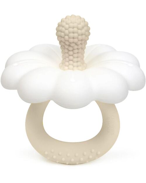 Chewies&more Massaggiagengive - Bianco - Collezione Daisy - Silicone Alimentare Massaggiagengive